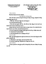 Đề khảo sát chất lượng đầu năm môn Ngữ văn 6 - Năm học 2016-2017 - Trường THCS Cẩm Vũ (Có đáp án)